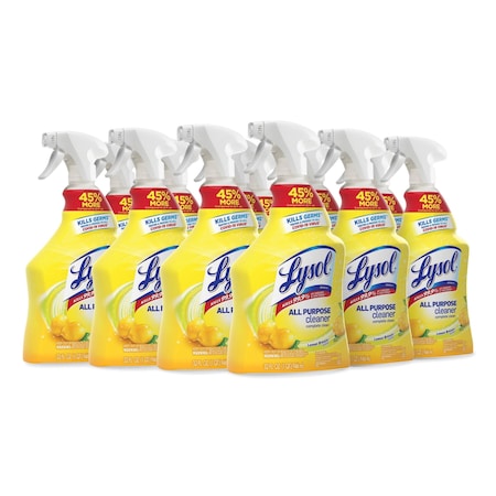 Lysol Cleaners & Detergents, Spray Bottle, Lemon Breeze®, 12 PK 19200-75352